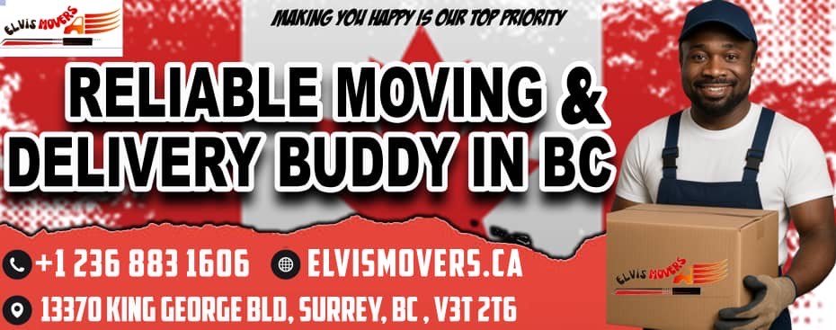 Reliable moving and delivery friends in bc
